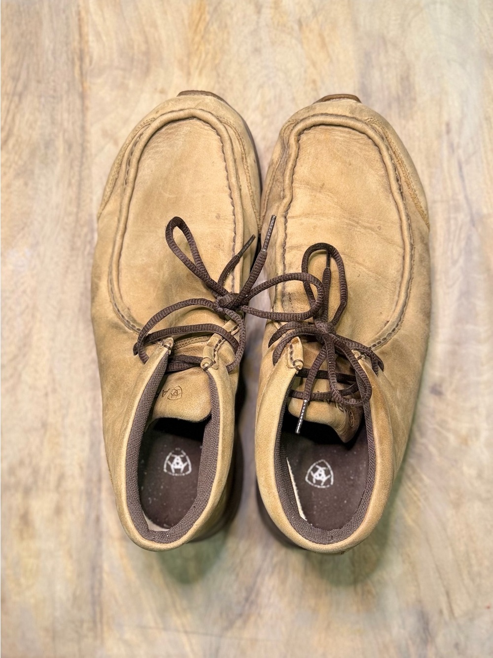 Ariat Men's Casual Suede Lace-Up Shoes in Tan - Size 12D